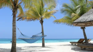 6 Days Zanzibar Getaway-traumstrand-sansibar-haengematte-palmen-karibu-safaris