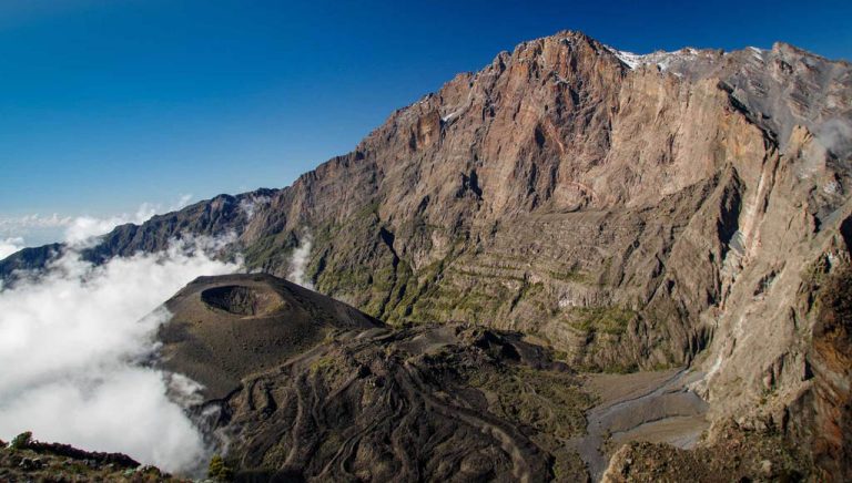 3 Days Mount Meru Climbing Tanzania-hikers reaching summit during 3 days mount meru climbing