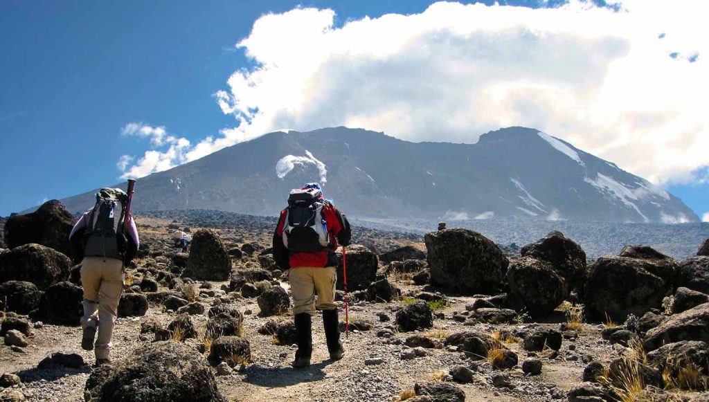 Climbers trekking Mount Kilimanjaro Tanzania Enquire Now